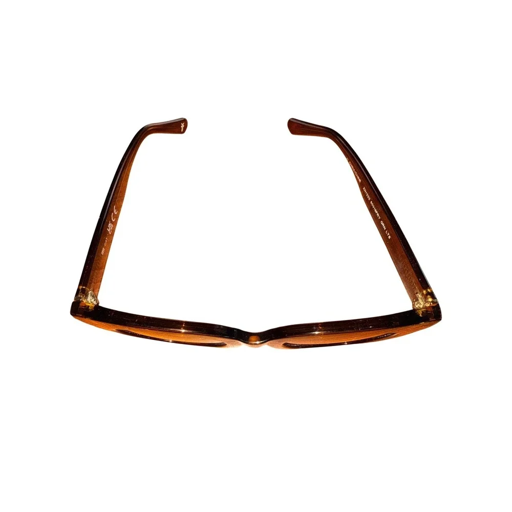 Boho Festival Beach Frye‎ Oversize Sunglasses Amber Brown Square Cat Eye